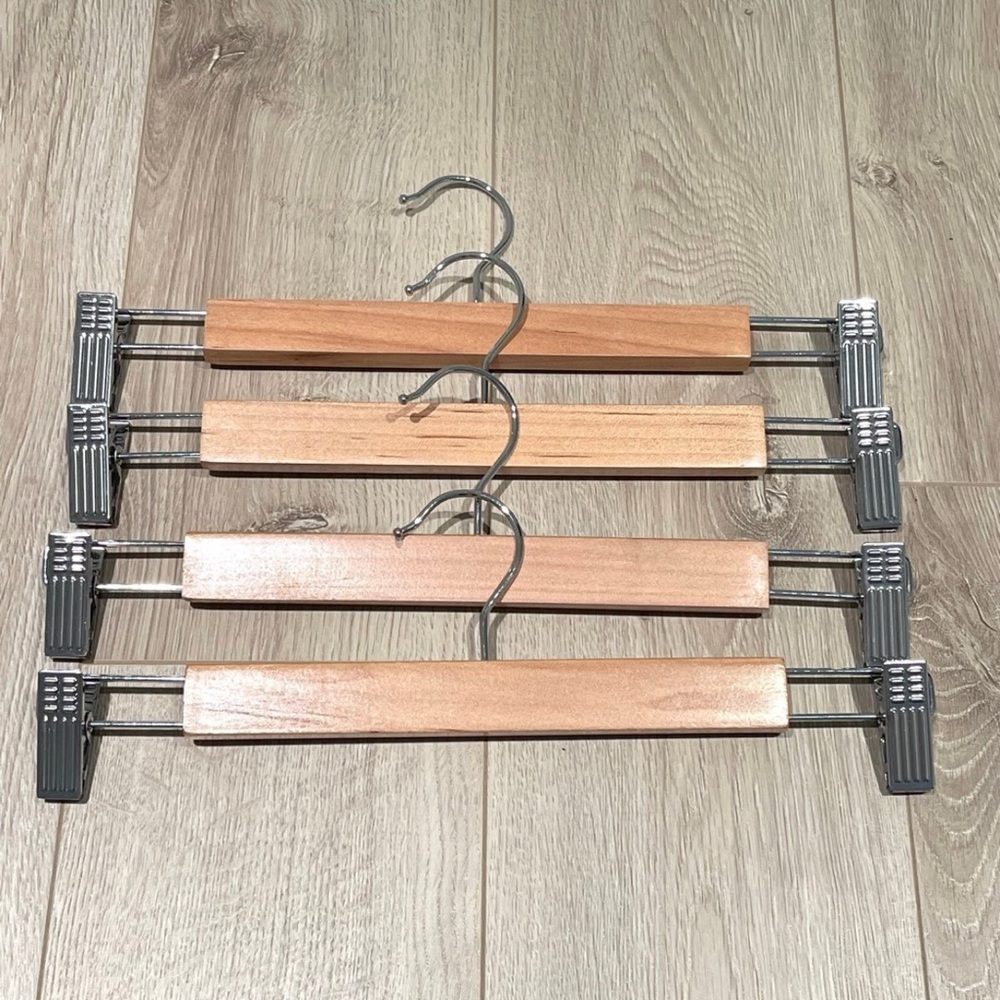 Wood and Metal Pant Hangers